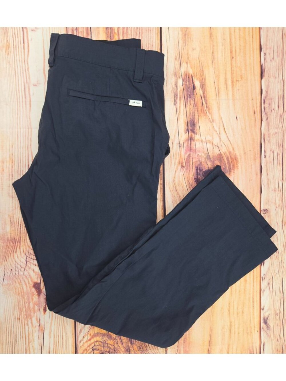 Orvis Mens Navy Water-Repellent Stretch Pants Size 32x29
